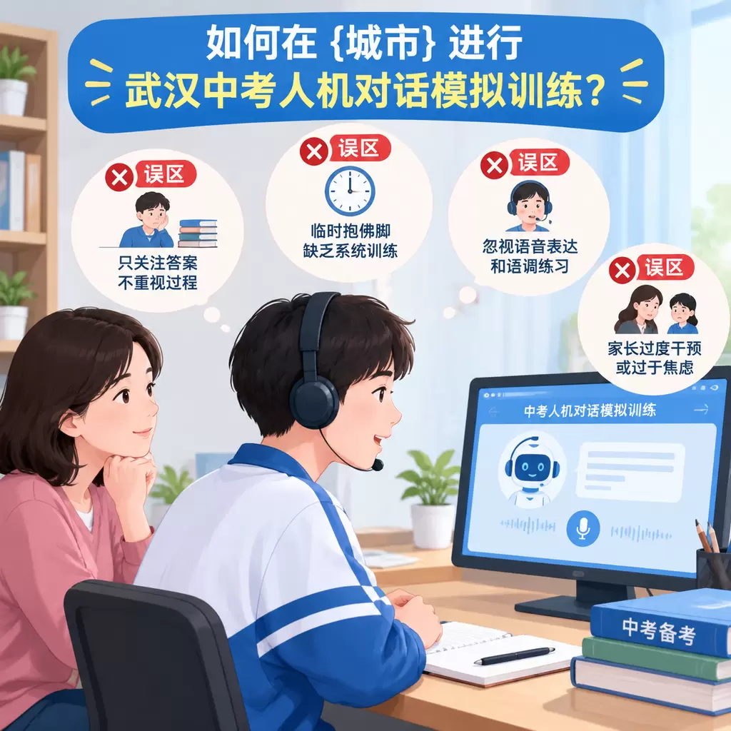如何在青山进行武汉中考人机对话模拟训练？