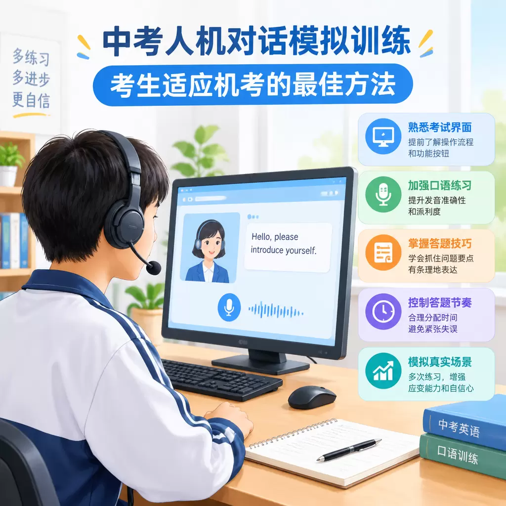 武汉中考人机对话模拟训练:考生适应机考的最佳方法