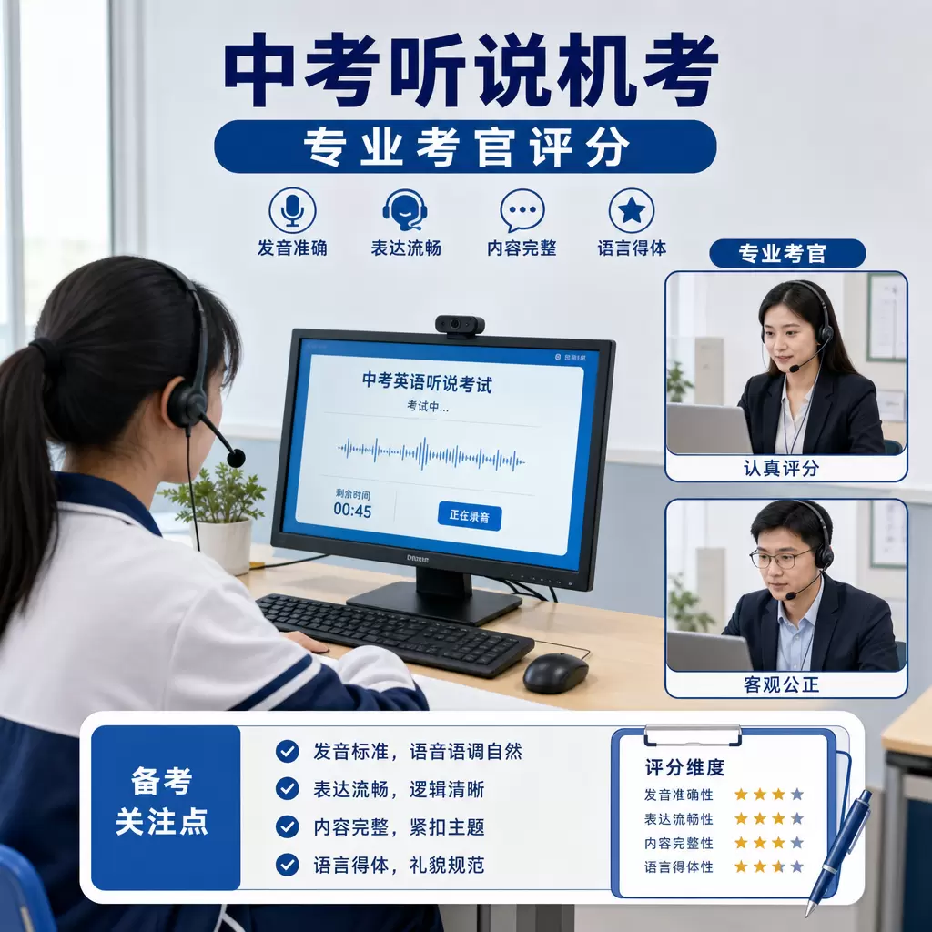 青山考生必看:武汉中考听说机考报名流程详解