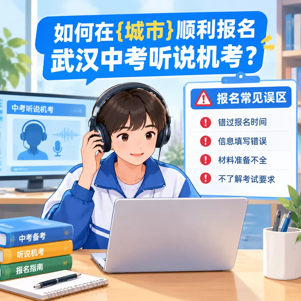如何在青山顺利报名武汉中考听说机考?
