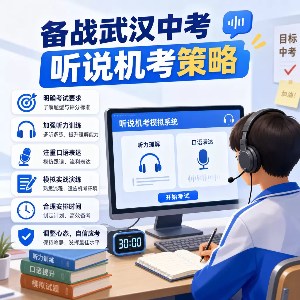 武汉中考听说机考报名时间与中考同步的关键问题解析