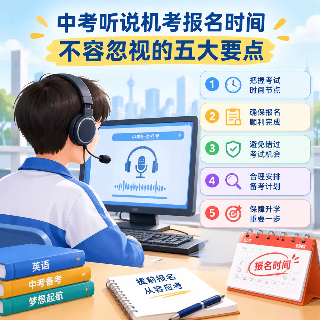 武汉中考听说机考报名时间不容忽视的五大要点
