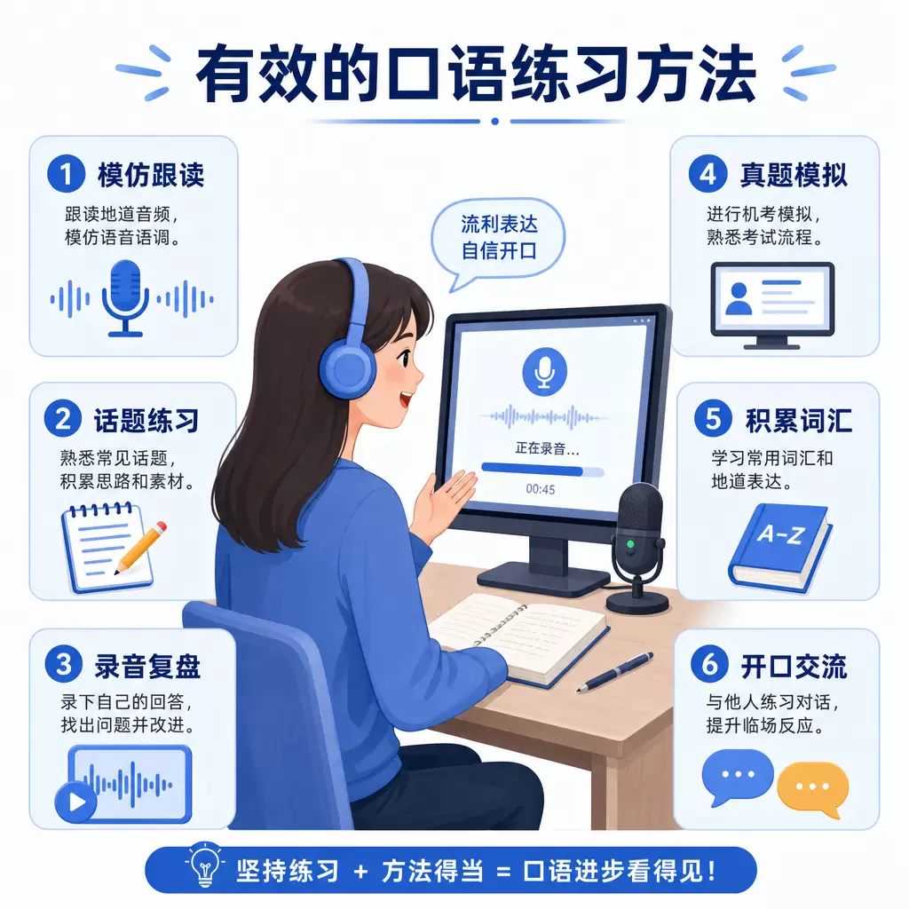 武汉口语机考怎么考？高效备考的实用建议