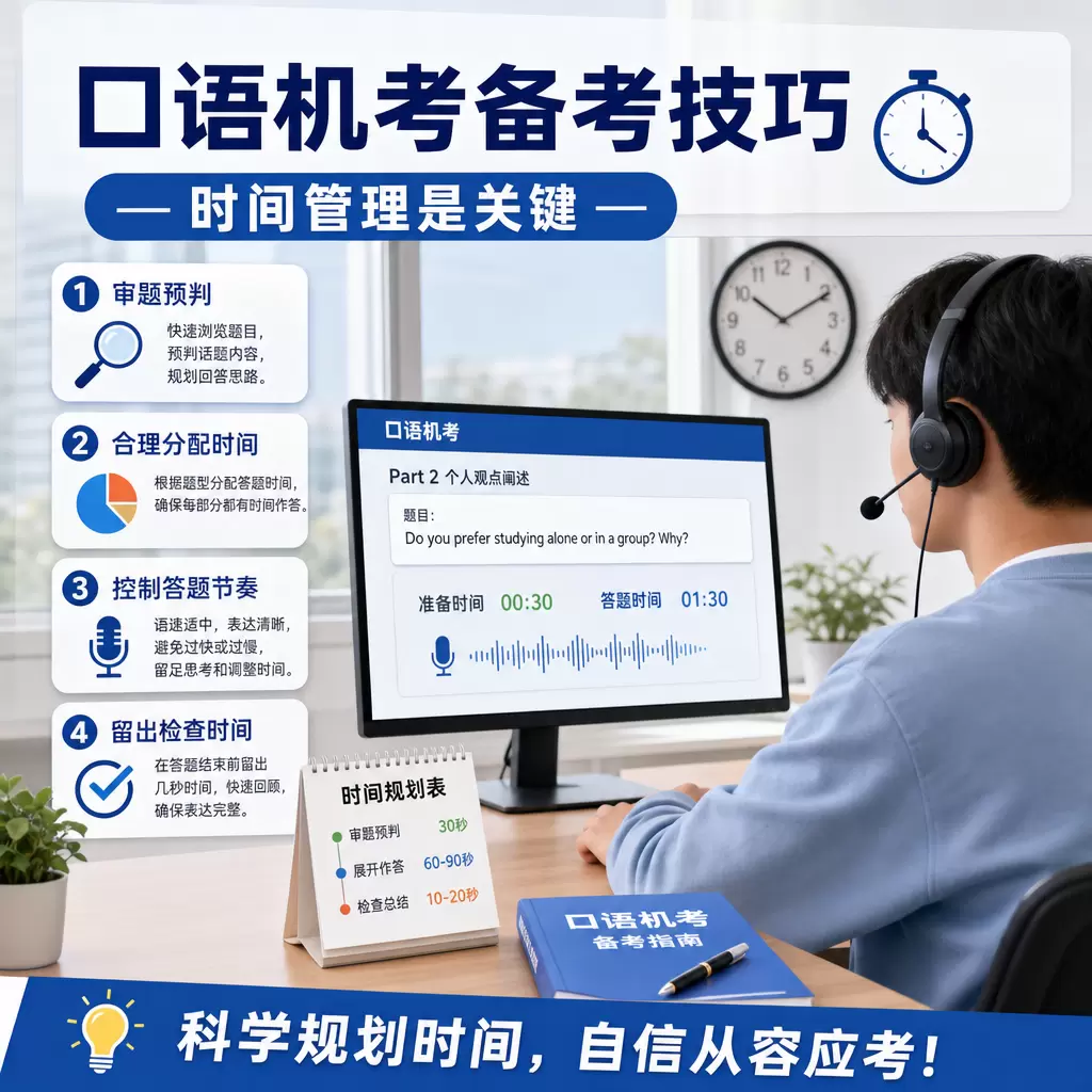 口语机考备考技巧:如何在青山提升考试分数