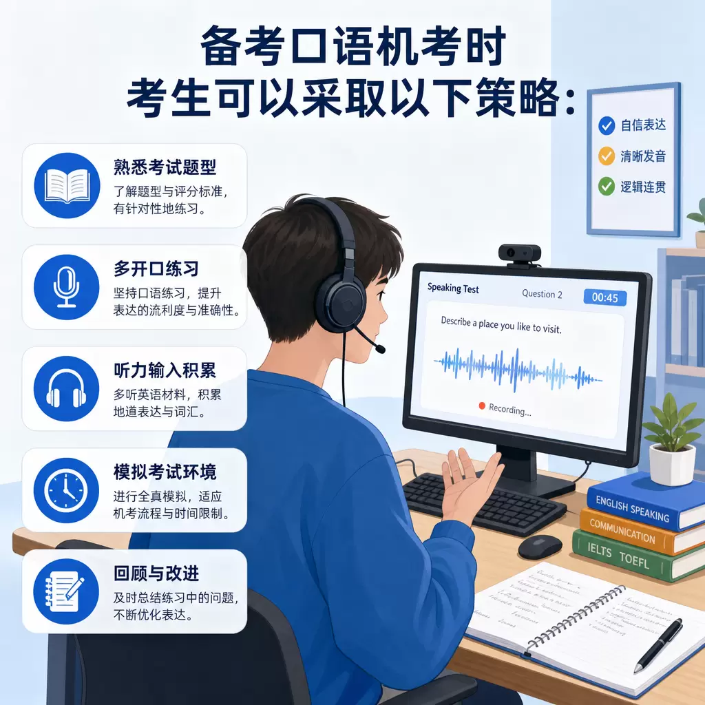 在青山参加口语机考前你需要知道的事项