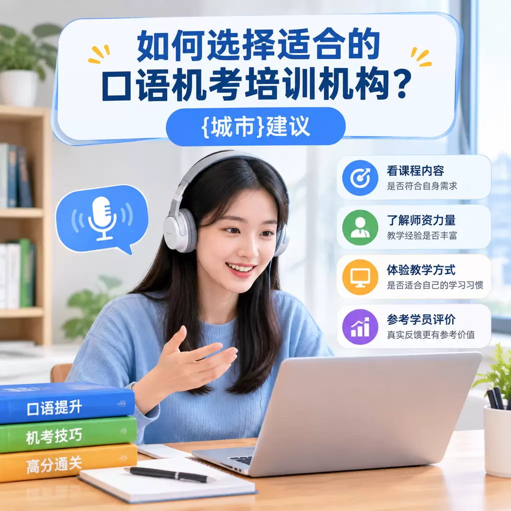 如何选择适合的口语机考培训机构？青山建议