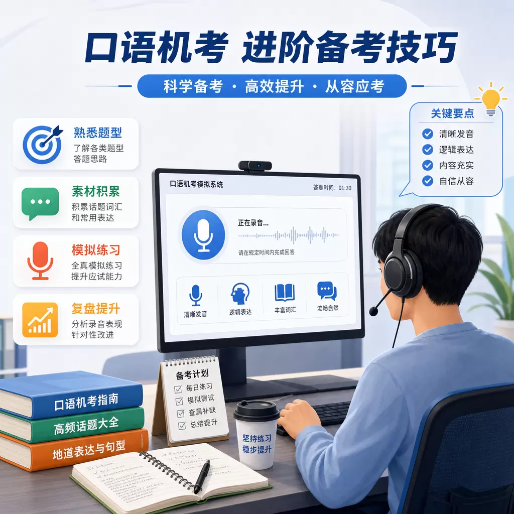 青山口语机考备考资源推荐与下载