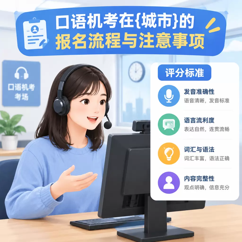 口语机考在青山的报名流程与注意事项