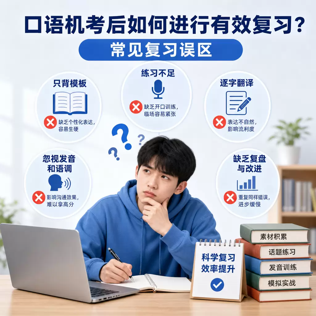 口语机考后如何进行有效复习?青山考生指南